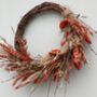 Mini Autumn Dried Flower Wreath, thumbnail 6 of 6