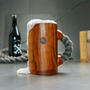 Dusk Wood Rope Handle Beer Tankard And Coffee Mug, thumbnail 1 of 7