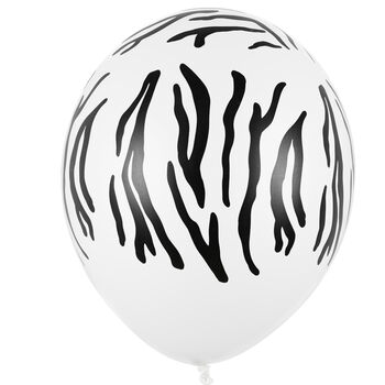 10x Animal Print Latex Balloons, 6 of 7