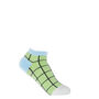 Organic Black And Grid Lime Women's Trainer Socks Bundle, thumbnail 4 of 8