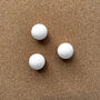 Wooden Ball Cork Board Magnets Pack Of Three, thumbnail 2 of 7