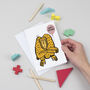 Happy Birthday Monkey With Balloon Card, thumbnail 4 of 4