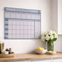 Personalised Family Weekly Acrylic Whiteboard Planner, Various Colours, thumbnail 2 of 9