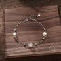 Sterling Silver Aurora Borealis Ab Crystal Bracelet, thumbnail 1 of 11