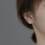 Sterling Silver Bar Cuff Stud Earrings, thumbnail 1 of 6