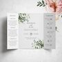 Greenery Gatefold Wedding Invitations, thumbnail 1 of 5