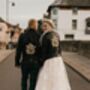 Bride And Groom Personalised Embroidered Leather Jacket, thumbnail 1 of 2