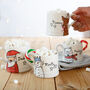 Personalised Family Christmas Mugs Set, thumbnail 5 of 11