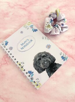 Custom Pet Bundle, Lilac Floral Theme Notebook Gift Set, 2 of 7