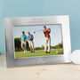 Golf Gifts Silver Plated Photo Frame For Golfers, thumbnail 4 of 4