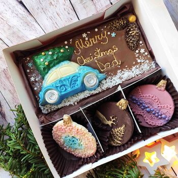 Chocolate Christmas Tree And Car, Mens Xmas Gift, 5 of 8