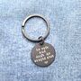 Be Safe Round Adult Keyring, thumbnail 3 of 5