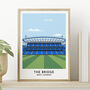 Personalised Contemporary Football Stadium Print, thumbnail 1 of 12