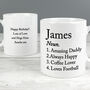 Personalised Daddy Dictionary Definition Mug, thumbnail 3 of 3