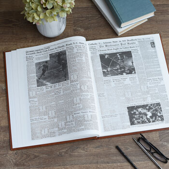 Clemson Tigers College Football Personalised Gift Newspaper History Book, 8 of 11