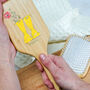 Personalised Birth Flower Welly Paddle Hair Brush, thumbnail 1 of 3