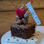 Personalised Valentine Party Animal Sloth Cake Topper, thumbnail 6 of 6