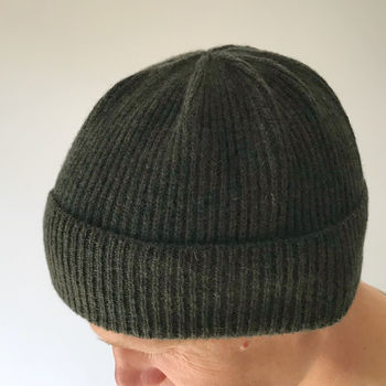 Men's Knitted Winter Beanie Hat, 2 of 8