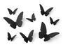 Halloween Black Paper Moths Decorations X 30, thumbnail 2 of 3