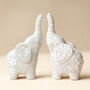 Speckled Ceramic Elephant Ring Holder, thumbnail 2 of 4