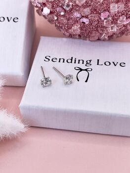 Mum Sterling Silver Stud Earrings Mother’s Day Gift, 6 of 6