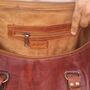 Genuine Leather Holdall Duffel Weekender, thumbnail 12 of 12