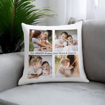 Personalised Family Photo Cushion For Mum, 2 of 2