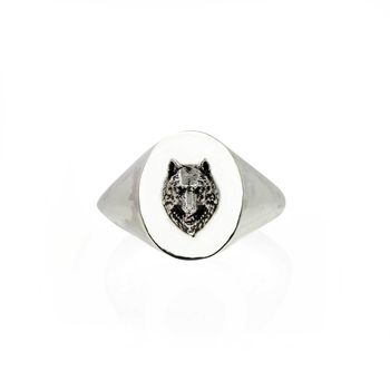 Wolf Signet Ring, 3 of 8