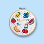 Squeeze The Day Cross Stitch Kit, thumbnail 1 of 8