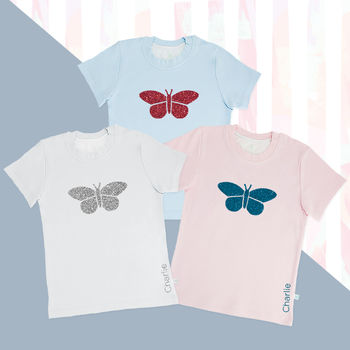 Pick N' Mix Butterfly Children's T Shirt – Personalised, 3 of 9