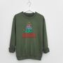 Crocin’ Around The Christmas Tree Sweatshirt – Funny Christmas Jumper, thumbnail 1 of 3