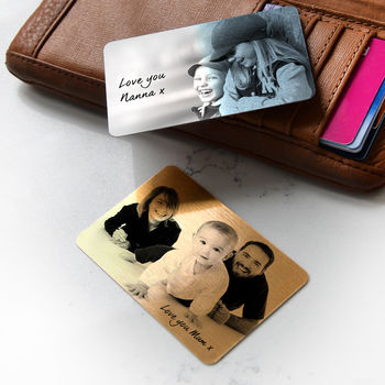 Personalised Card With Removable Metal Photo Keepsake, 6 of 7