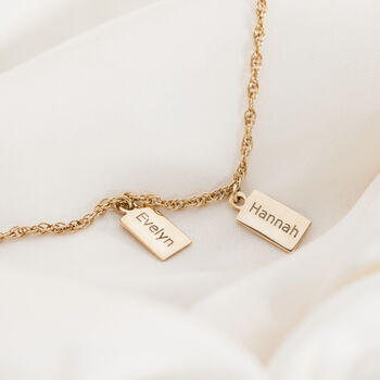 Personalised Tiny Tag Bracelet, 2 of 8