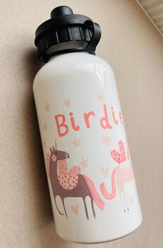 Personalised Kids Unicorn Water Bottle, 4 of 5