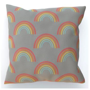 Personalised Children's Nursery Rainbow Cushion, 4 of 6