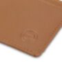 Tan Saffiano Leather Card Holder With Rfid Protection, thumbnail 4 of 5