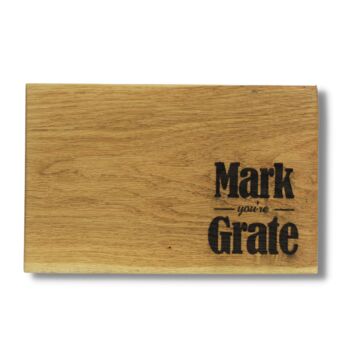Personalised Name You're Grate Cheese Board, 2 of 3