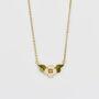 Poppy Anemone Gold Chain Necklace, thumbnail 1 of 8