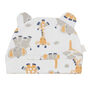 New Baby Safari Elephant Sleepsuit Gift Set, thumbnail 4 of 7