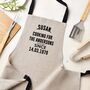 Personalised 'Cooking Since' Apron, thumbnail 1 of 7