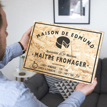 Personalised French Kitchen Sign, 4 of 6