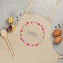 Personalised Childs Baking Set, Bubbles Wreath, thumbnail 4 of 8