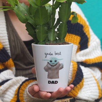 Yoda Personalised 'Grow A Light Sabre' Plant Pot, 3 of 4