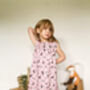 Girls Pink Crazy Cat Nightie And Cat Teddy Gift Set, thumbnail 4 of 6