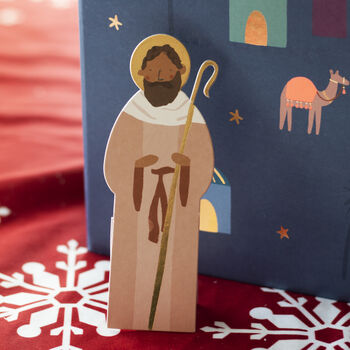 Personalised Nativity Paper Craft Advent Calendar, 6 of 9