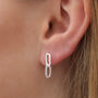 Sterling Silver Or 18ct Gold Plated Chain Link Earrings, thumbnail 2 of 6
