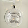 Personalised Gold Star Glass Bauble, thumbnail 1 of 4