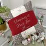 Robin Christmas Cushion, thumbnail 3 of 5