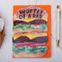 Funny Father's Day Card For Dad With Burger Design, thumbnail 3 of 4