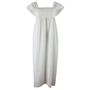 Ladies Capped Sleeve Swiss Dot Nightdress With Lace 'Maud', thumbnail 7 of 7
